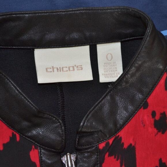 Chicos Full Zip Blazer Suit Jacket - Picture 4 of 4